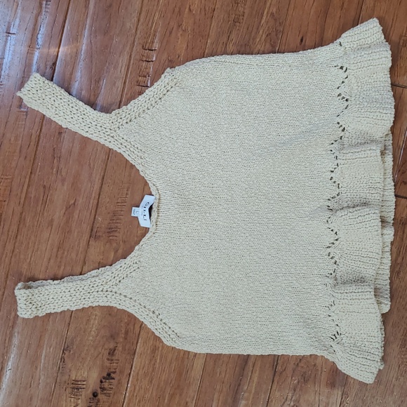 Gilli Cream Knit Women's Tank Top - Picture 7 of 7